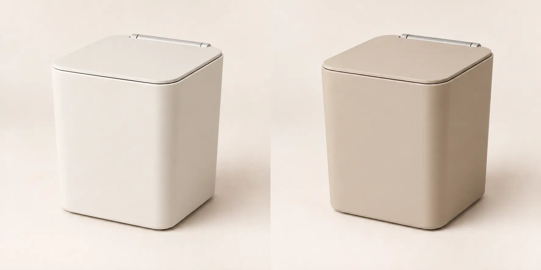 Fold Countertop Bin in Chalk
