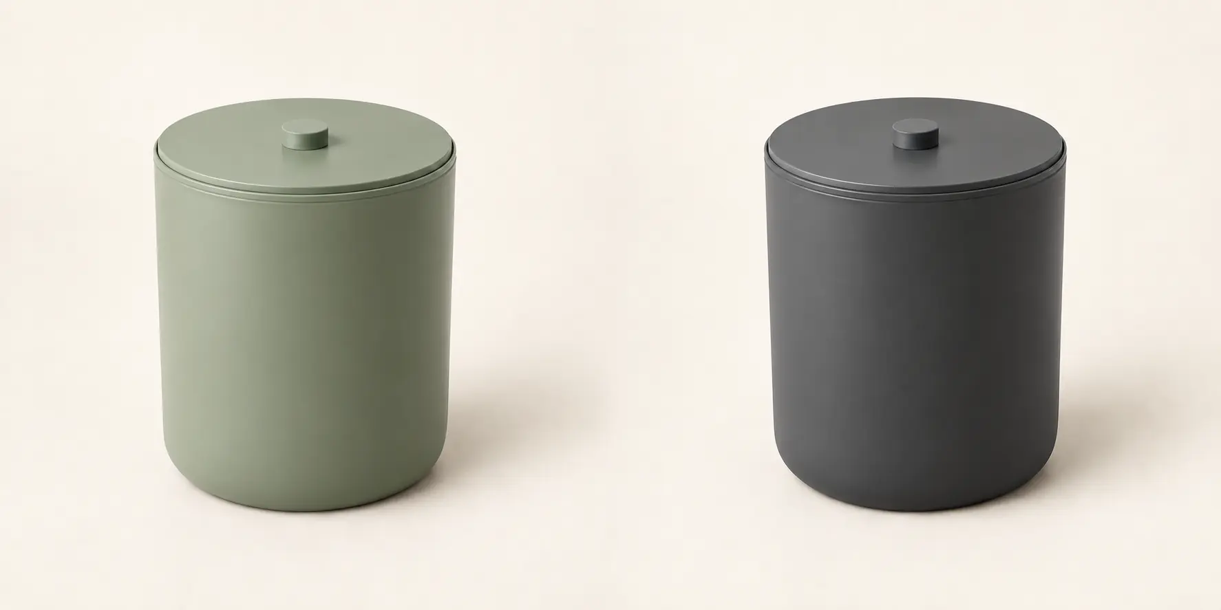 Sora Vanity Bin in Sage