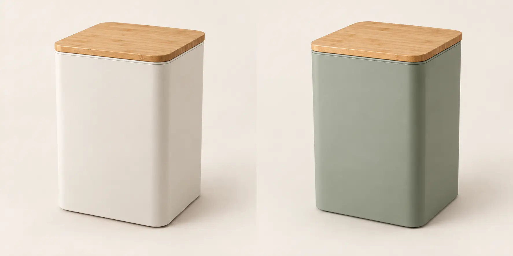 Mori Lift Bin in Chalk