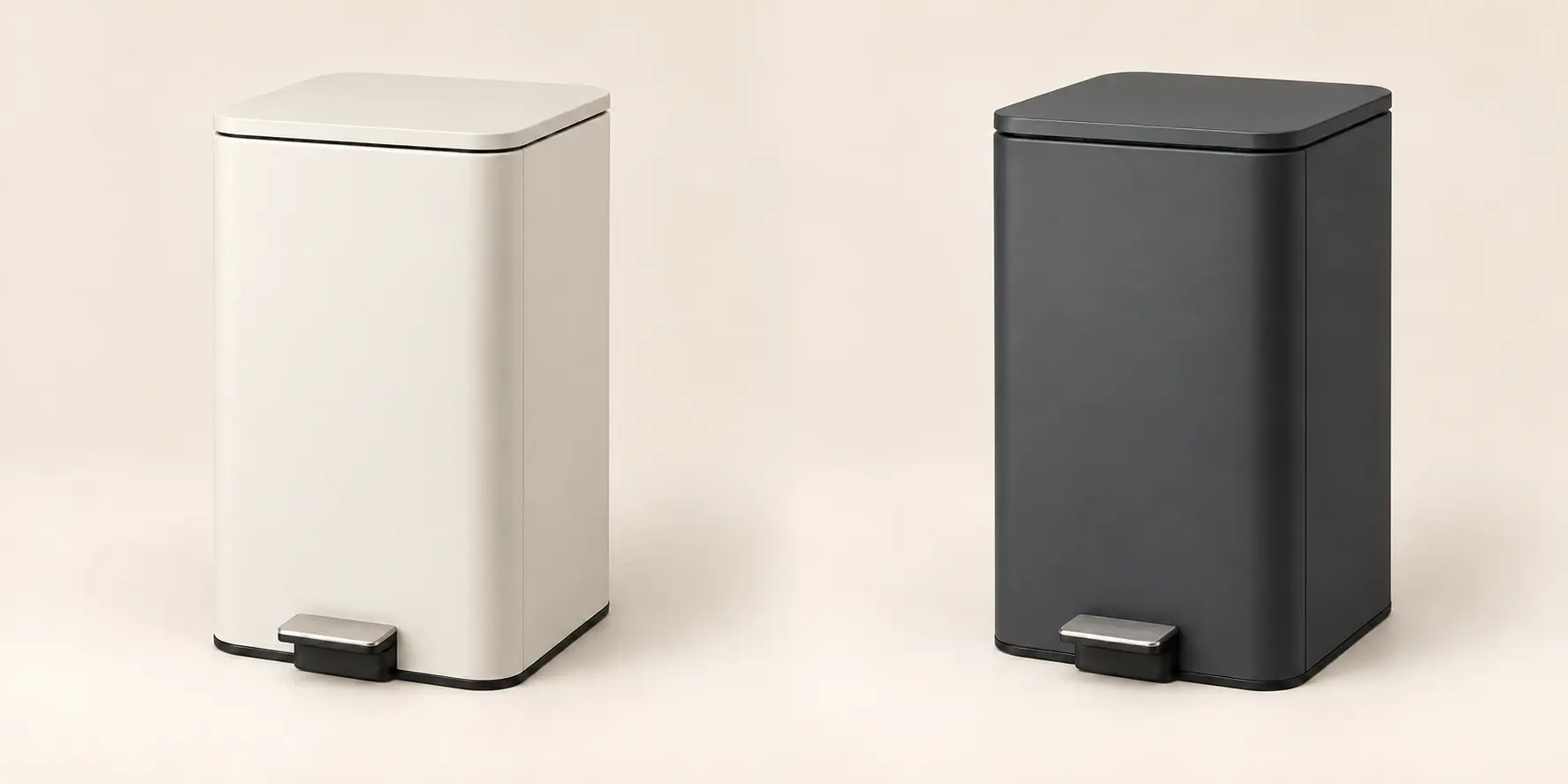 Haven Kitchen Pedal Bin in Chalk